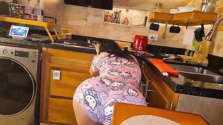 My boyfriend came home from the gym and I was waiting for him