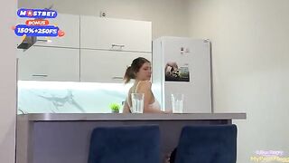 Girl was fucked in her sleep and woke up with cum in her mouth