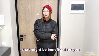The pizza delivery girl got lost and gave herself to me as a bonus