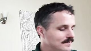 The man tests the flexibility of his girlfriend’s body parts