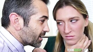 The principal, teacher and student have a hot FFM threesome