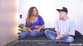 You're going to have to try harder today - Latina sex