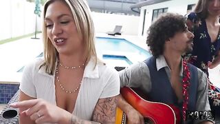 Can you make a blowjob without passion at the party?