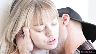 That's where the passion scale stopped, and the girl got a facial