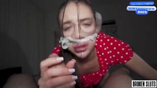 Am I your slave today? - petite teen in rough action