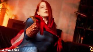 Redhead superhero fucks with a femboy in this hot HD porn scene