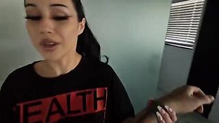 A goth girl experienced the strength of a man’s cock