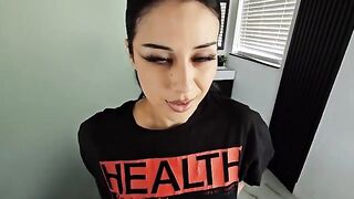 A goth girl experienced the strength of a man’s cock