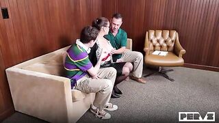 A comfortable couch solves a lot of problems, especially for restless guys