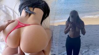 You don't have to look at her face, just enjoy that amazing ass