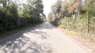 An Amazon woman has sex with a man in a natural setting