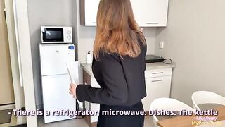 I will fulfill your wish for the completed transaction - Hot real estate agent gets fucked for money