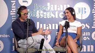 Natalia Garcia asks for a hamburger and a special delivery in this steamy podcast scene