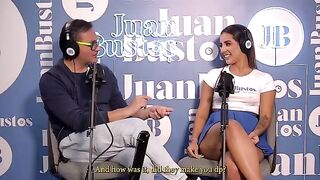 Natalia Garcia asks for a hamburger and a special delivery in this steamy podcast scene