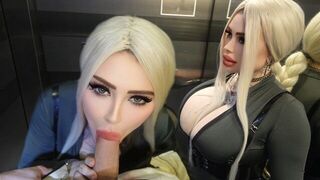 Elevator for fast sex, not just for seeing people around