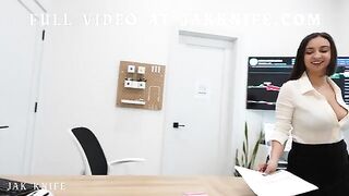 The office secretary got a pleasant surprise