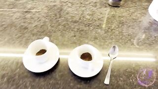 The blonde shows what she can do in the kitchen, proving it
