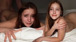Brought to tears of joy by intense standing sex