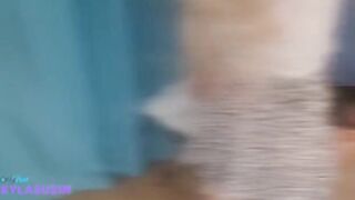 A hot Turkish girl is fucking on the chair in doggy style