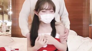 An amateur couple try 60fps sex with their cute anime-style character