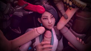 Best VALORANT Hentai Compilation (SFM/Blender) - XGameMaster