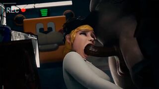 Vanessa got fucked in the office of Freddy Fazbear