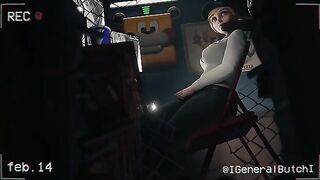 Vanessa got fucked in the office of Freddy Fazbear