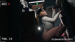 Vanessa got fucked in the office of Freddy Fazbear