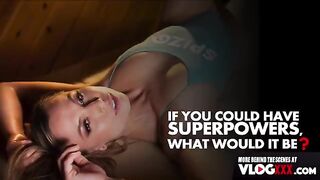 Behind the scenes of massage and pounding action with Aidra Fox
