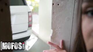 Abella Danger shows her gratitude to her savior in the most explicit way