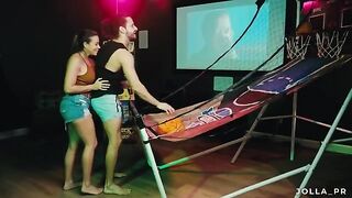 I showed my friend around my game room and it ended in a steamy affair