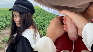 The girl successfully collected the seed of a stepbrother