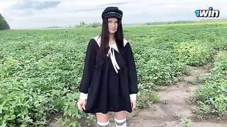 The girl successfully collected the seed of a stepbrother