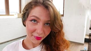 A girl masturbates her sweet pussy, urging you to do the same