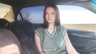 The appetizing girl played with her tongue and got a cumshot