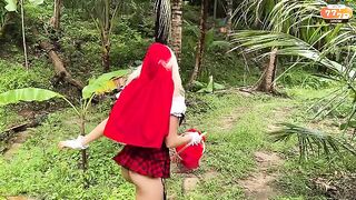Little Red Riding Hood knows what she wanted from the wolf