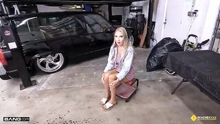 You can pay for repairs with a girl's pussy in the workshop