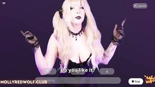 The blonde is being fucked by a guy on Halloween