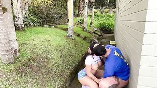 The girl was licked by an ancestor, and it was a hot fuck