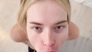 After a walk, the girl warms up with a hot boy in HD
