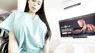 The peak of pleasure: where thoughts end and cries begin. A doctor fucks his patient in this hot scene