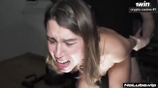 Petite brunette can't live without daily sex and hardcore action
