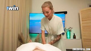 A massage should always end with a happy ending, especially when it’s erotic
