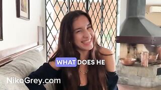 Her skin is glowing, she’s horny and she loves to suck dick