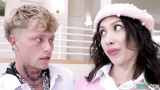 Tenderness is also sex, by the way. A hot brunette with small tits will show you