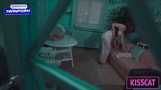 Busty stepmom seduces her stepson to make love with him