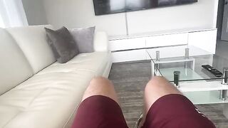 A girl is being naughty and letting her man get wild with her