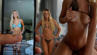 The 18-year-old girl is very horny, waiting for her stepbrother to fuck her