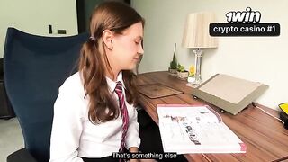 My step sister forced me to finish her homework