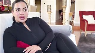 The girl has a sharp tension in the breasts, and a guy wants to release it